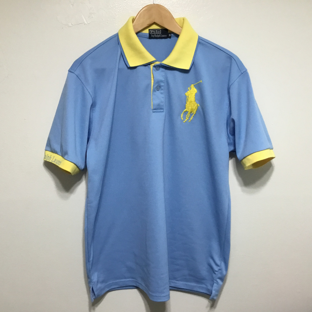 Polo Ralph Lauren Big Pony Mens Polo Shirt Blue